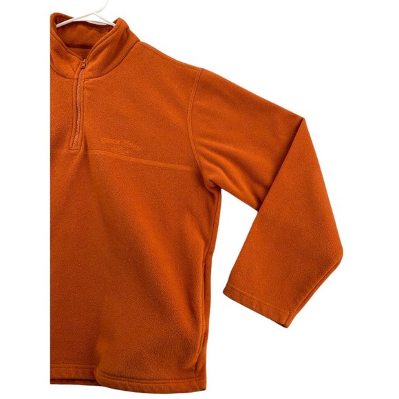 DUCK HEAD Shirt Men's Long Sleeve 1/4 Zip Sweatshirt Orange Size Extra Large - Picture 9 of 12